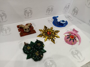chaos gods symbol pendant 3D 打印模型