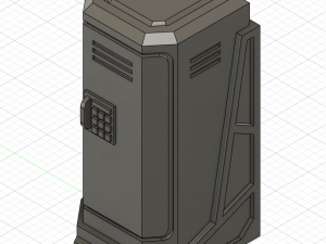 sci-fi wargame lockers 3D Baskı Modeli