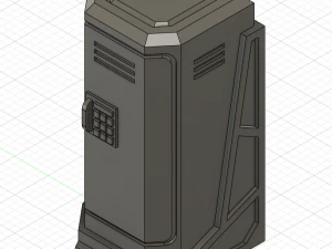sci-fi wargame lockers 3D Print Model