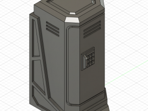 sci-fi wargame lockers 3D Baskı Modeli