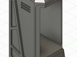 sci-fi wargame lockers 3D Baskı Modeli