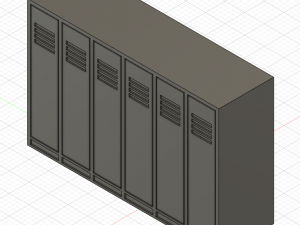 sci-fi wargame lockers 3D Baskı Modeli