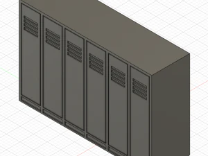 sci-fi wargame lockers 3D Print Model