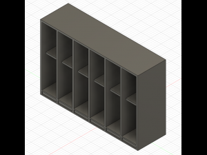 sci-fi wargame lockers 3D Baskı Modeli