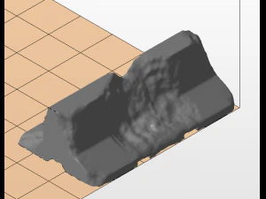 concrete barrier and dragon teeth for wargames 3D Print Model
