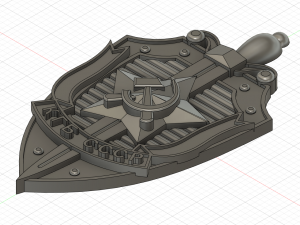 kgb officer badge 3D-printmodel