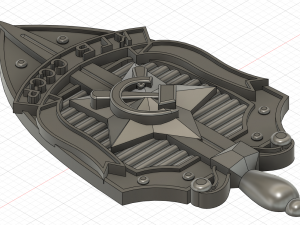 kgb officer badge 3D-printmodel