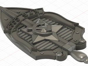 kgb officer badge 3D Print Model