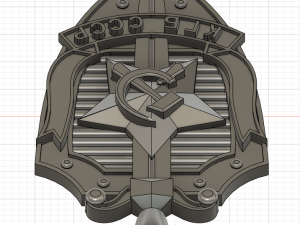 kgb officer badge 3D-printmodel