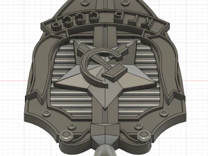 kgb officer badge 3D Print Model