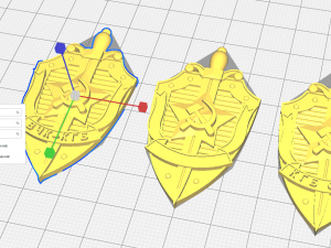 kgb officer badge 3D-printmodel