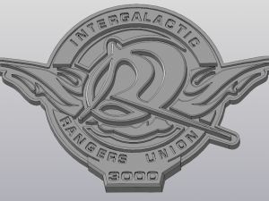 space rangers badge 3D Print Model