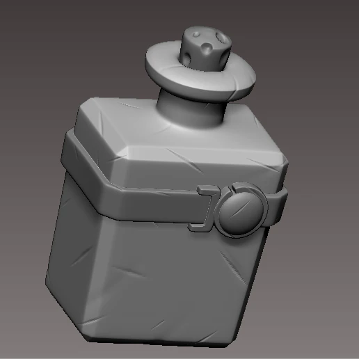 magic potion bottles set 3D Print Model .c4d .max .obj .3ds .fbx .stl .blend 