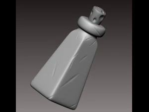 magic potion bottles set 3D Print Model