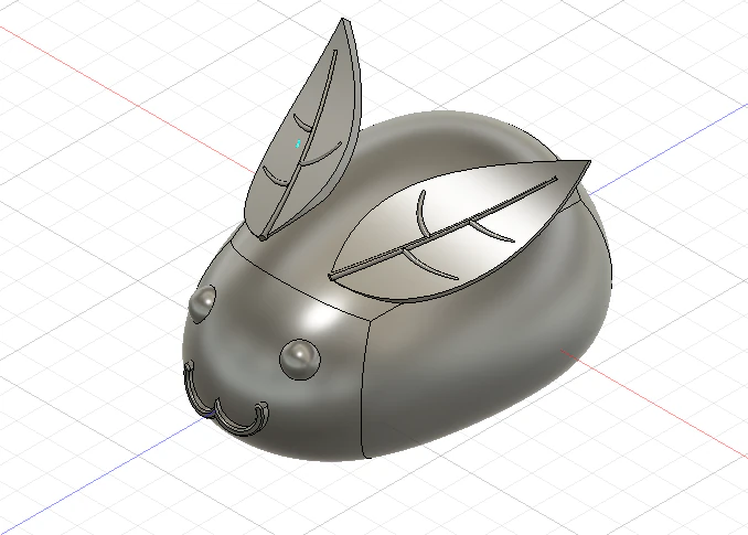snow bunny 3D Print Model .c4d .max .obj .3ds .fbx .stl .blend
