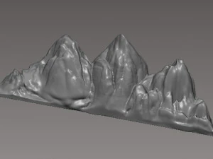 runewars epic game rock and rivers set 3d print model 3D Print Model