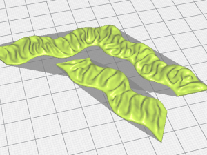 runewars epic game rock and rivers set 3d print model 3D-Druckmodell