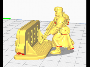 shield barricade inspired fallout for wargames 3D Druckmodell