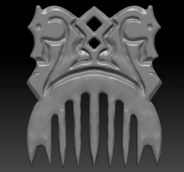 slav tarağı 3D Baskı Modeli .c4d .max .obj .3ds .fbx .stl .blend 