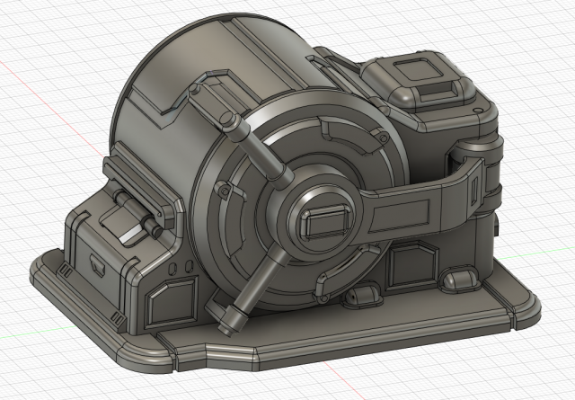 sci fi safe vault for wargames 3D-Druckmodell .c4d .max .obj .3ds .fbx .stl .blend 