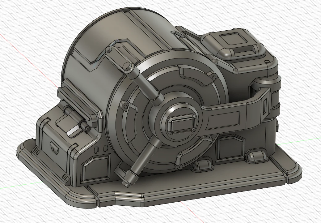 sci fi safe vault for wargames 3D Print Model .c4d .max .obj .3ds .fbx .stl .blend