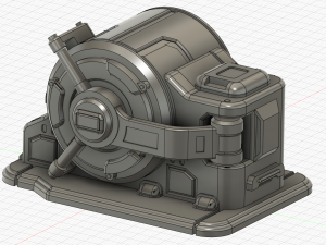 sci fi safe vault for wargames 3D-Druckmodell