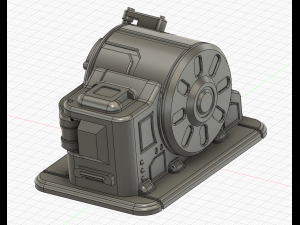 sci fi safe vault for wargames 3D-Druckmodell