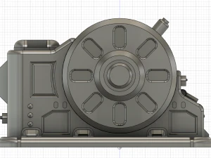 sci fi safe vault for wargames 3D Print Model