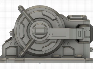 sci fi safe vault for wargames 3D Print Model