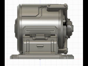 sci fi safe vault for wargames 3D Print Model