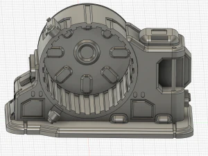 sci fi safe vault for wargames 3D Print Model