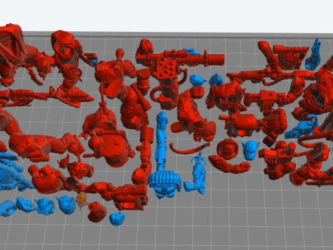 Rambo like Orc guys from octarium Modello di stampa 3D