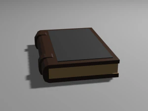 low poly medieval book model 3D Model