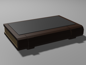 low poly medieval book model 3D Model