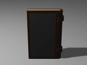 low poly medieval book model 3D Model