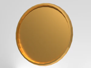 gold coin 3D Model
