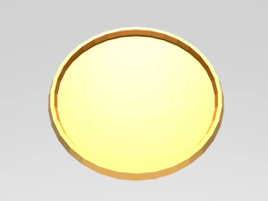 gold coin 3D Model