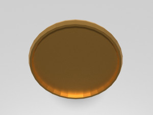 gold coin 3D मॉडल