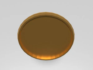 gold coin 3D Model