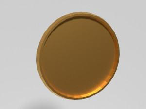 gold coin 3D मॉडल