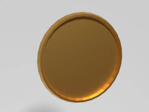 gold coin 3D Model