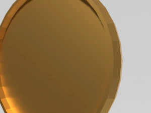 gold coin 3D Model
