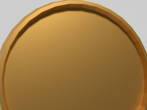 gold coin 3D मॉडल