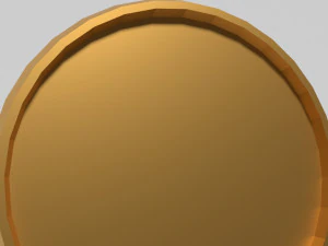gold coin 3D Model