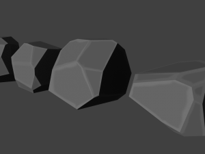 low poly rock pack 3D Model