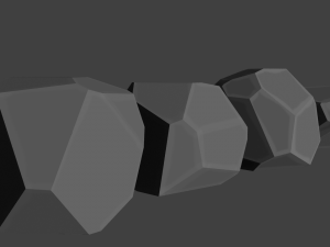 low poly rock pack 3D Model
