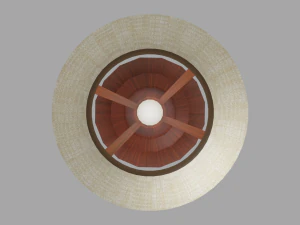 simple textured lamp 3D Model