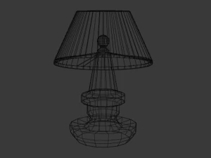 simple textured lamp 3D Model