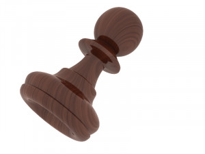 chess figure pawn 3D Modell