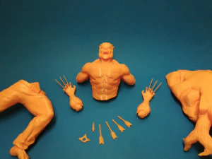 wolverine statue 3D Print Model